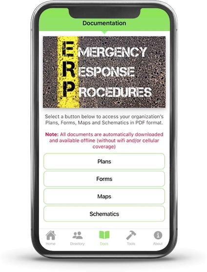 Response app screenshot on phone